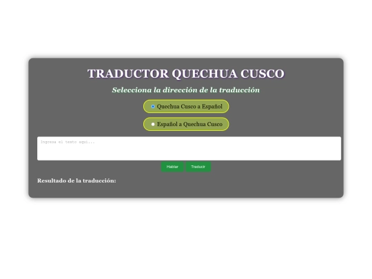 ATI (Asistente)/traductor-cusco screenshot