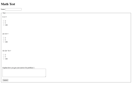 news/math_test screenshot
