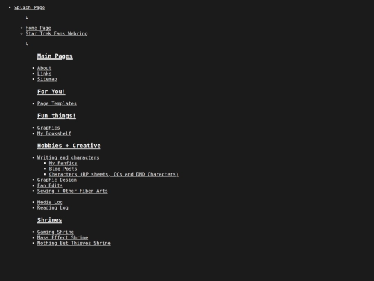 MainPages/sitemap screenshot