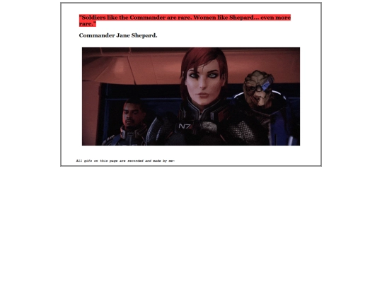 shrines/masseffect/commander-shepard screenshot