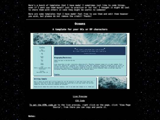 templates/templates screenshot