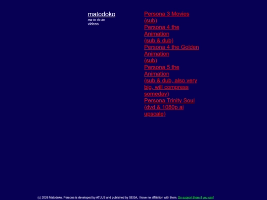 videos screenshot