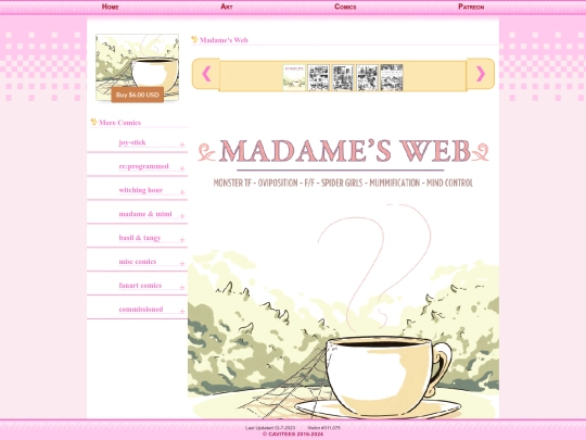 comic/madamesweb screenshot