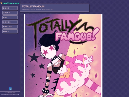 comic/totallyfamous screenshot