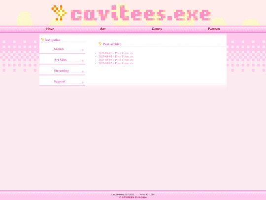 posts/archive screenshot