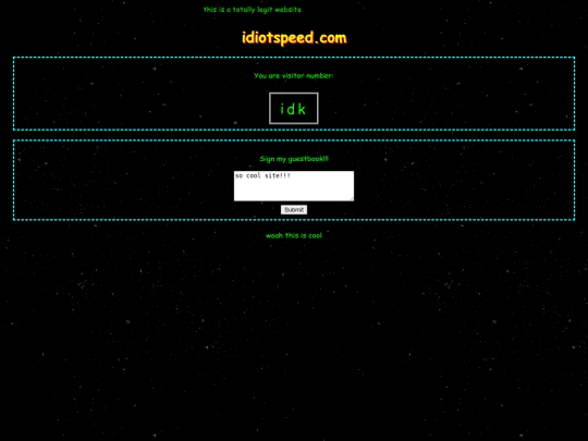 idiotspeed.com screenshot