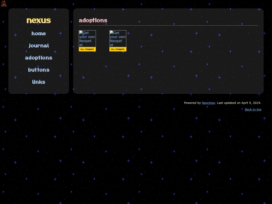 adoptions screenshot