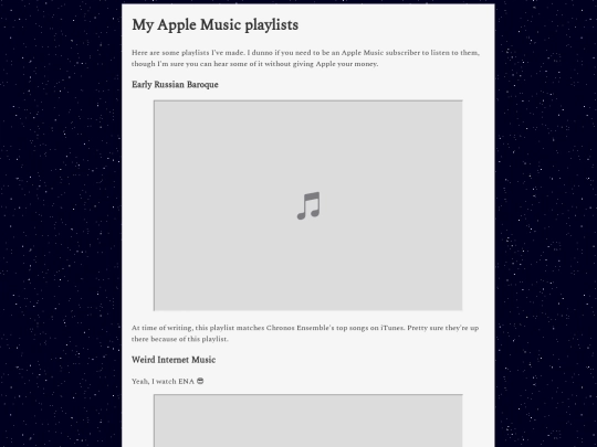 playlists screenshot
