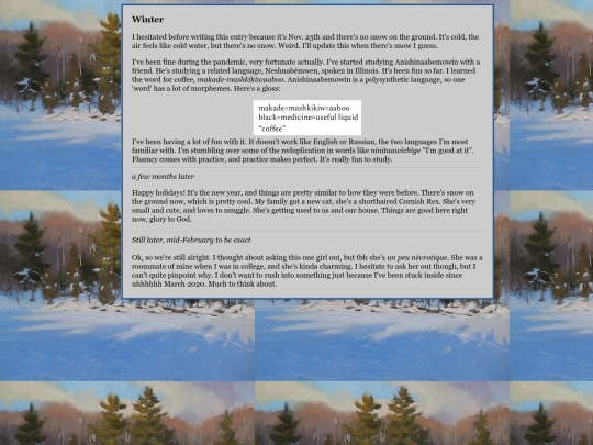 seasons/winter screenshot