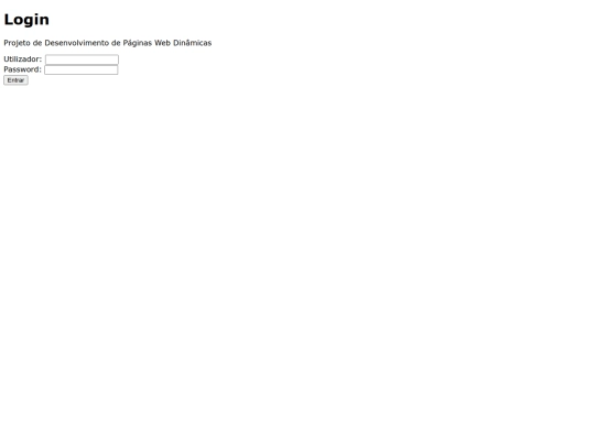 login screenshot