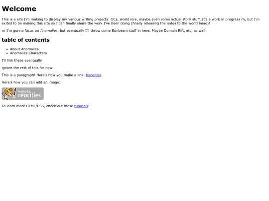 index screenshot