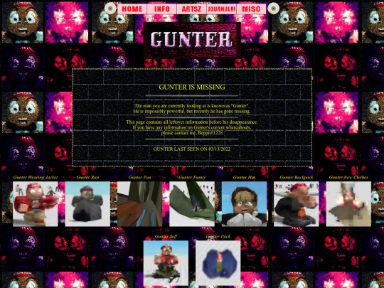 gunterpedia screenshot
