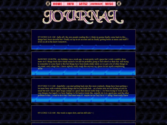 journal screenshot