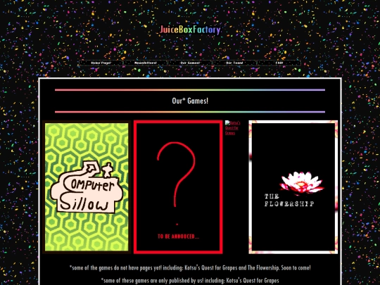 games screenshot