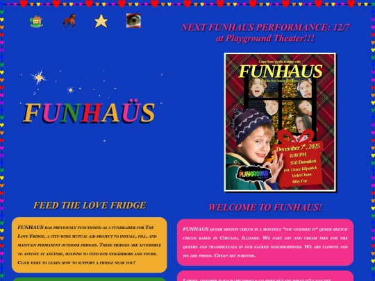 funhaus website screenshot