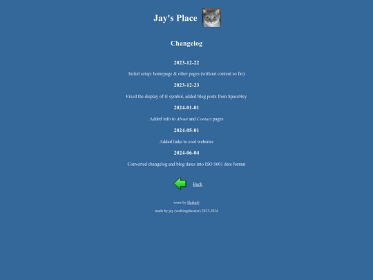 changelog screenshot