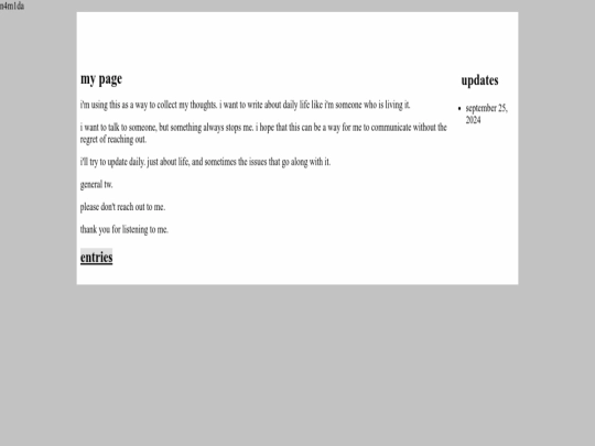 index screenshot