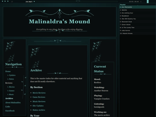 archive screenshot