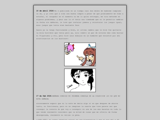 blog screenshot