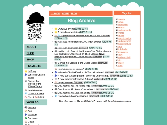 blog screenshot