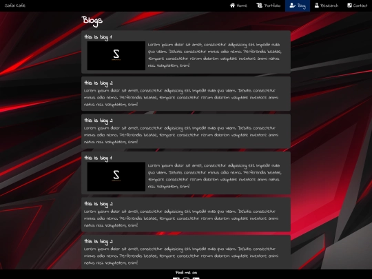 blog screenshot