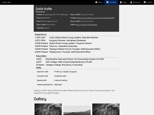 portfolio screenshot