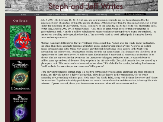 sblog screenshot
