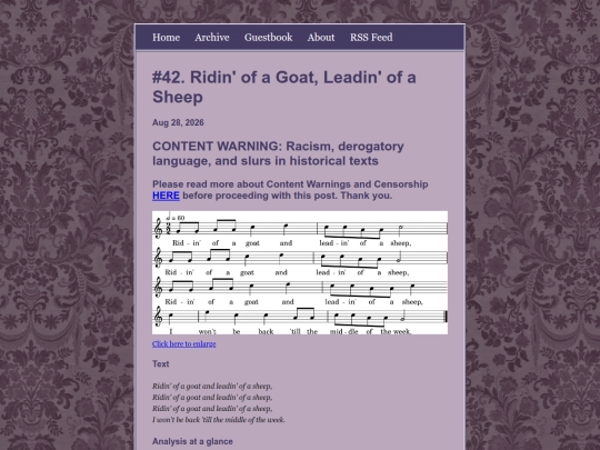 posts/2026-08-28-Ridin-of-a-Goat-Leadin-of-a-Sheep screenshot