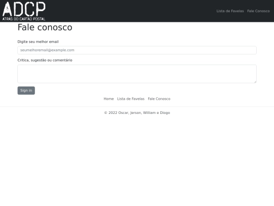 fale-conosco screenshot