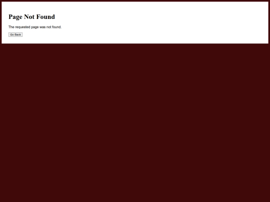 not_found screenshot