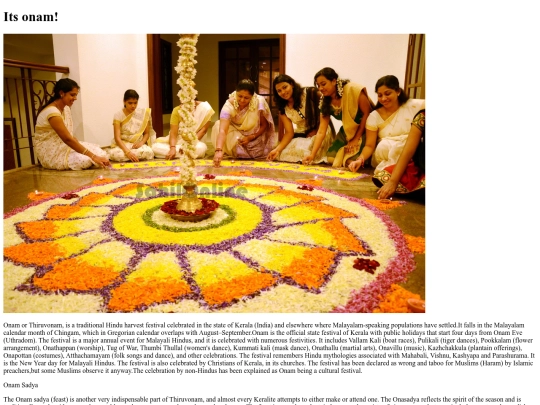 ONAM screenshot