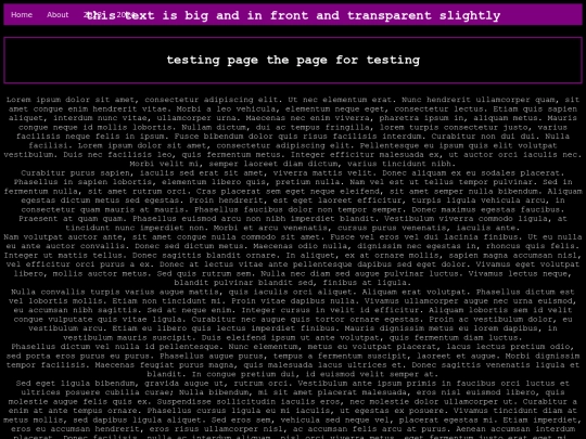 test screenshot