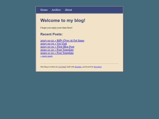 blog screenshot