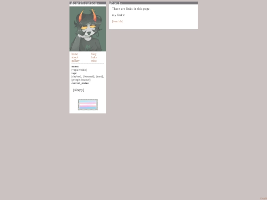 links screenshot