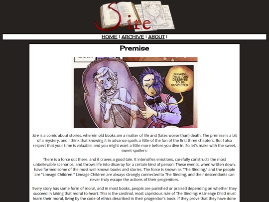 sire/about screenshot