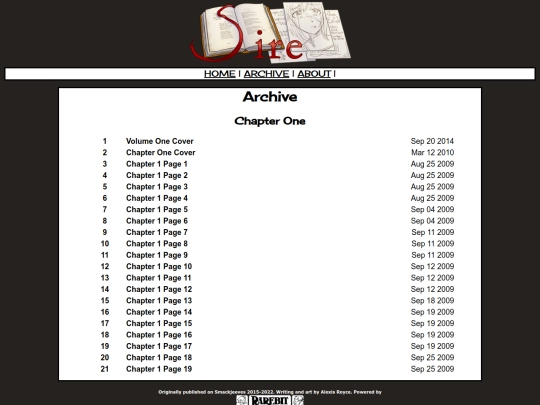 sire/archive screenshot