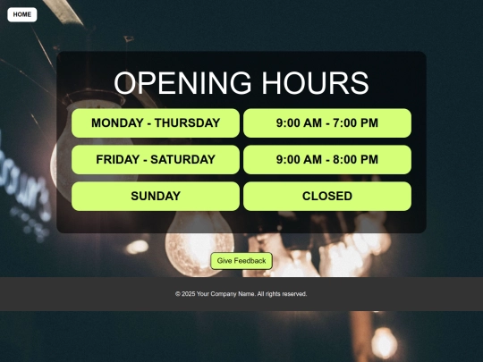 hours screenshot
