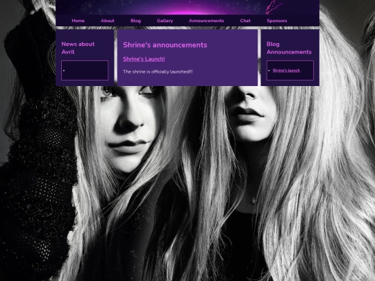 announcements screenshot