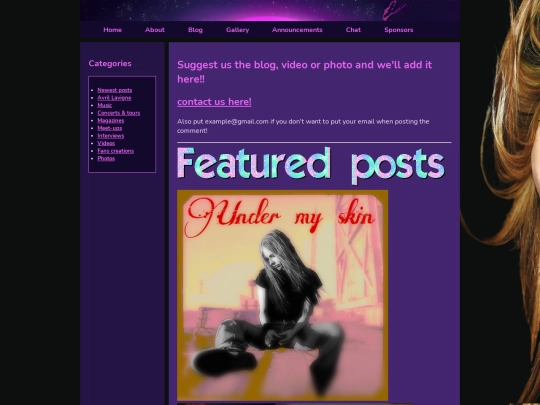 blog screenshot