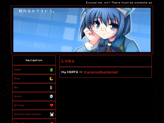links screenshot