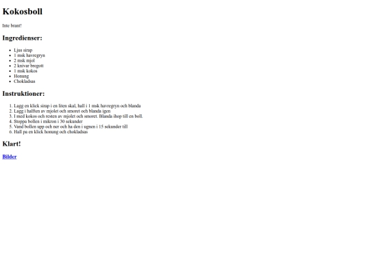 kokosboll screenshot
