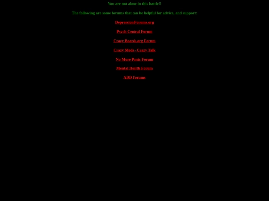 forums screenshot
