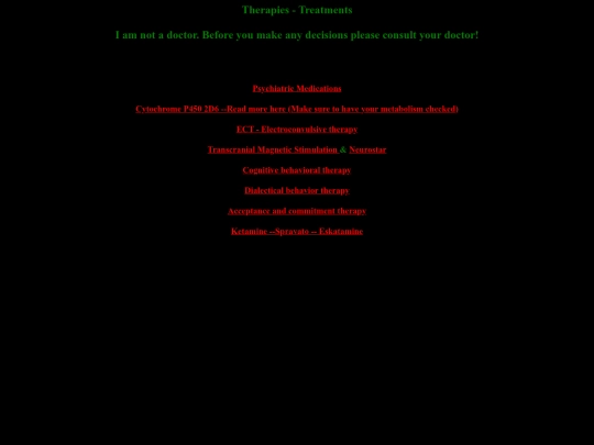therapies screenshot