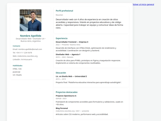 cv/index1 screenshot