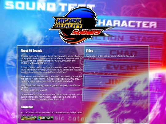 projects/hqsounds screenshot