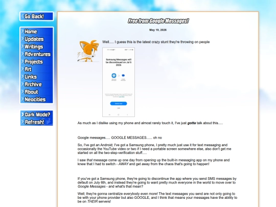 writings/posts/free-from-google-messages screenshot