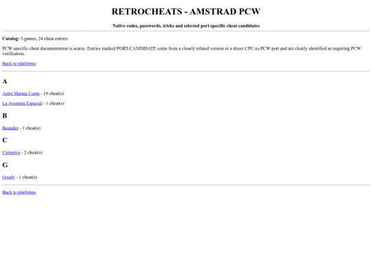 pcw screenshot