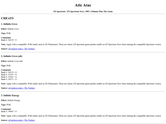 zxnext/atic-atac screenshot