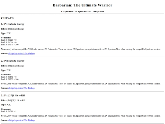 zxnext/barbarian screenshot