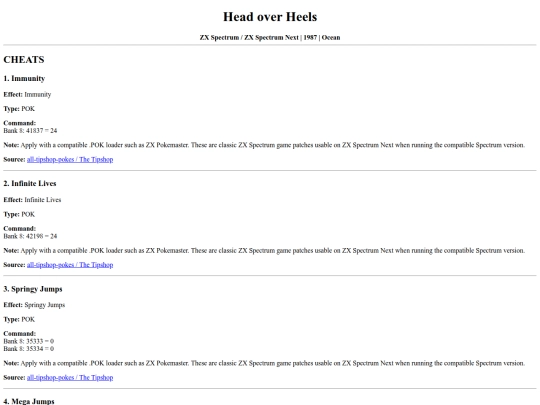 zxnext/head-over-heels screenshot